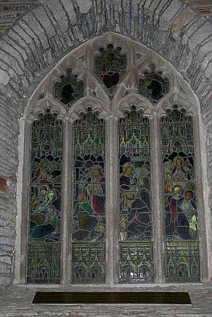 St Breoke - Detail of Tracery